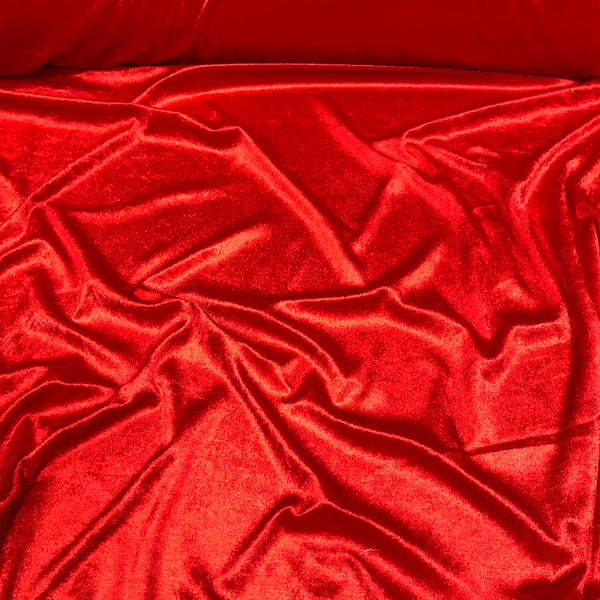 Lush Velvet Wholesale Fabric in Black