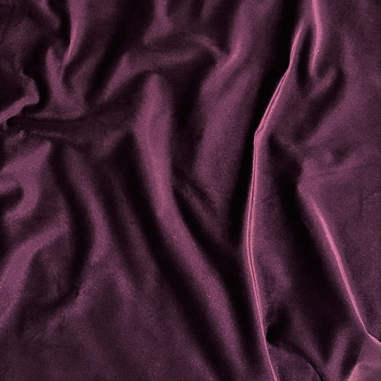 Luxury Plush Velvet Drapery Panel in Plum – Urquid Linen