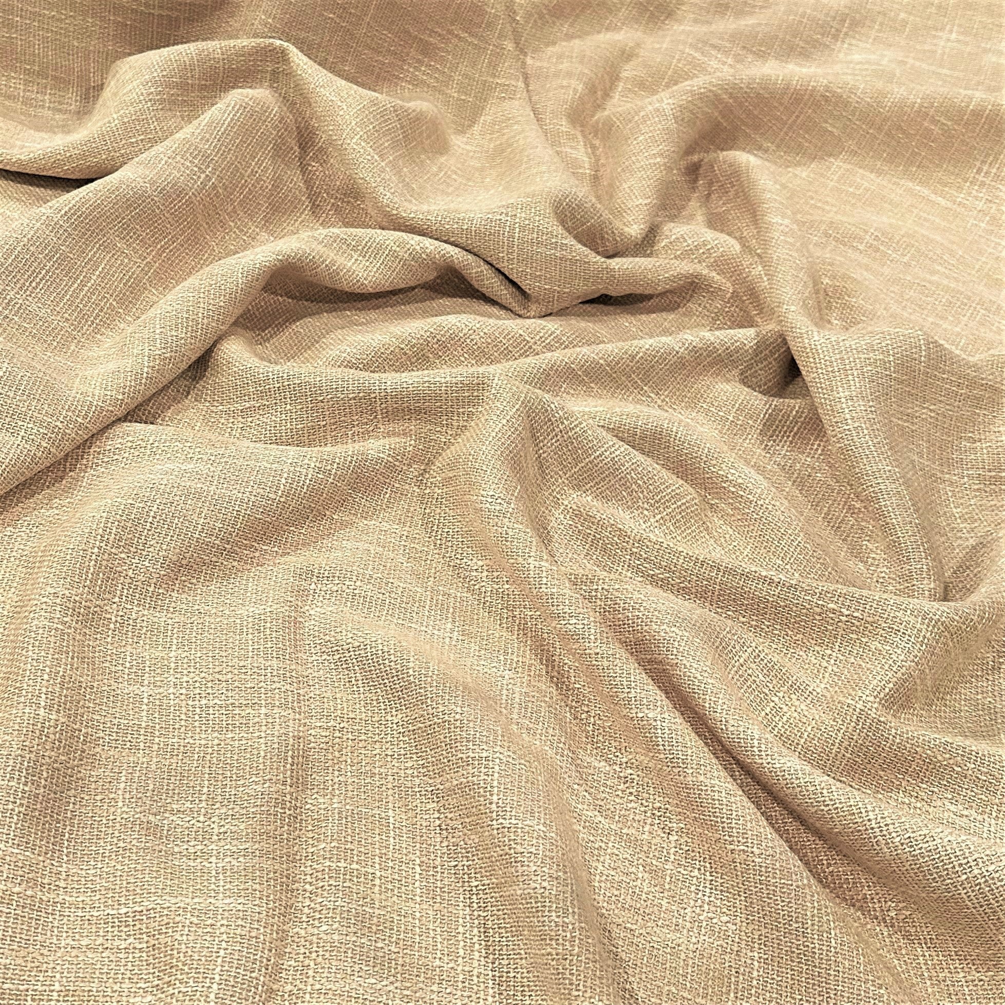 Capri Slub Linen Wholesale Fabric in Taupe – Urquid Linen