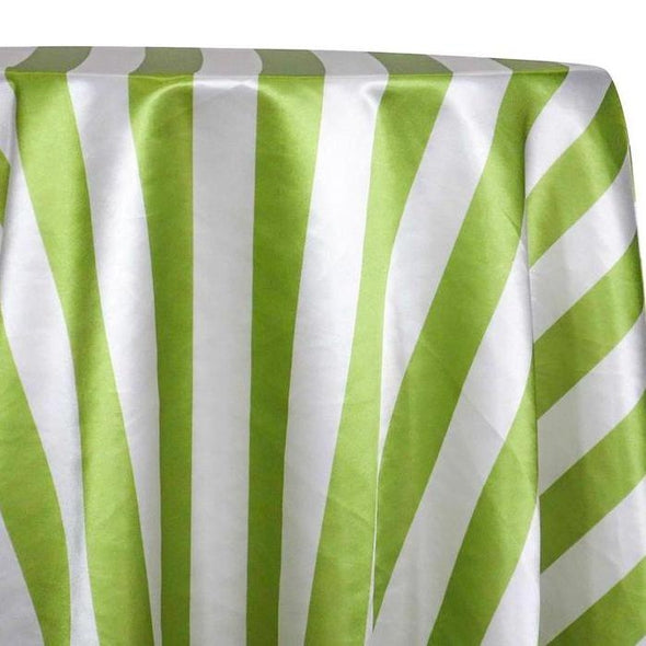 Moss Green Satin Table Runners