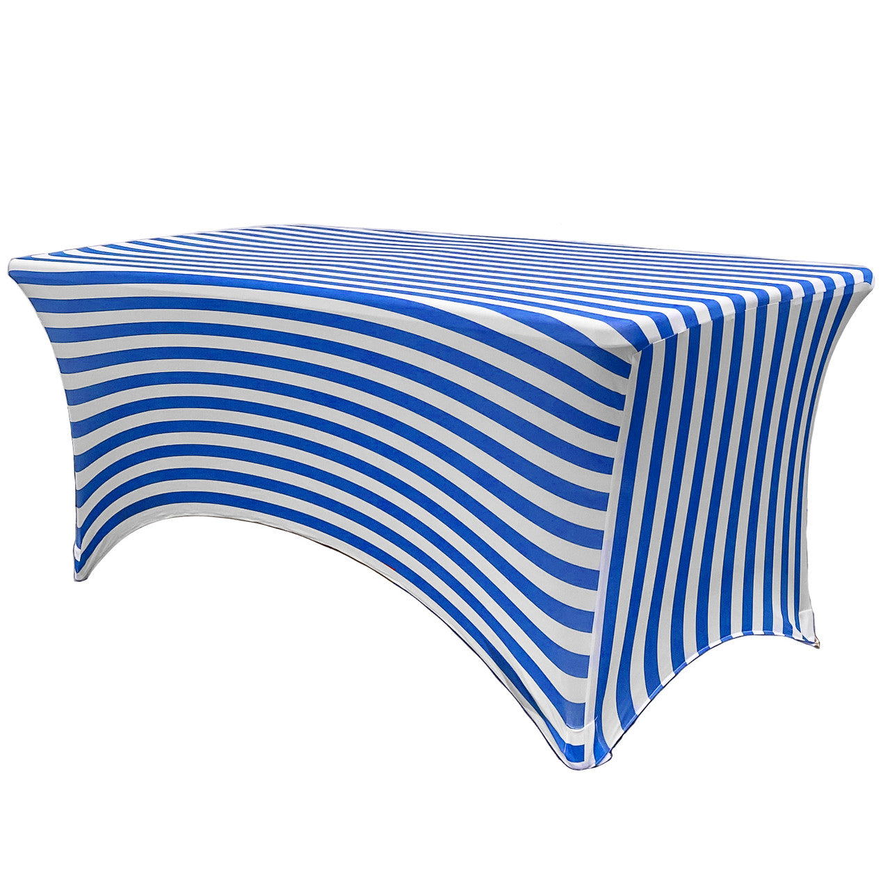 Blue and white discount striped chair covers