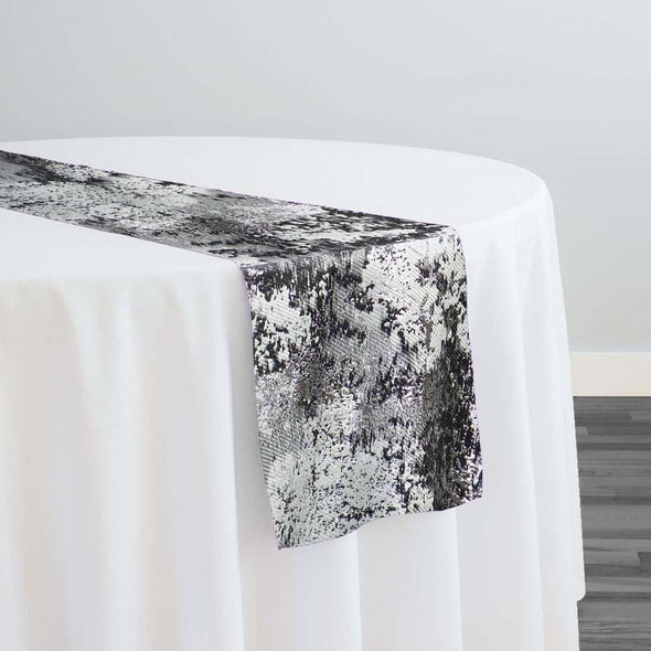 White Sequin Tablecloth