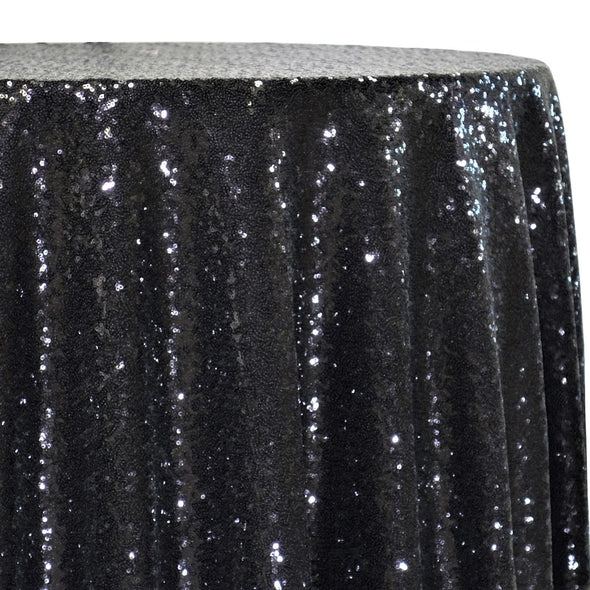 Black sequin table deals cloth