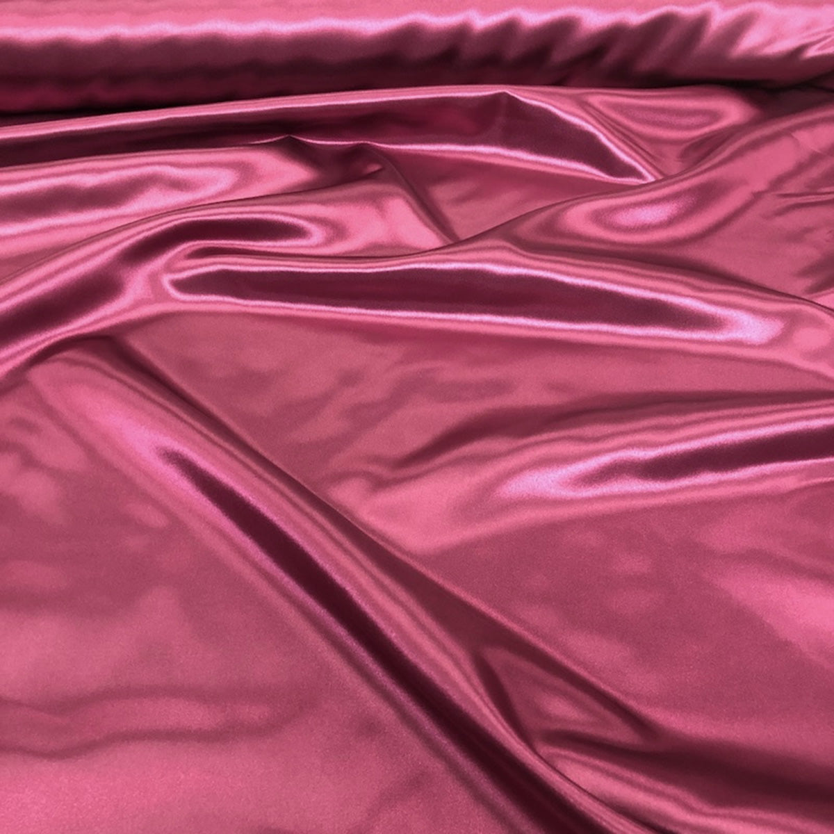 Bridal Satin - Hot Pink Fabric