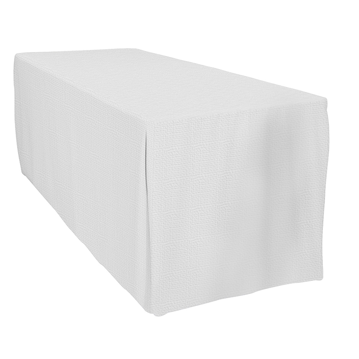 Your Chair Covers - 7 Gallon Spandex Office Trash Can Cover - White