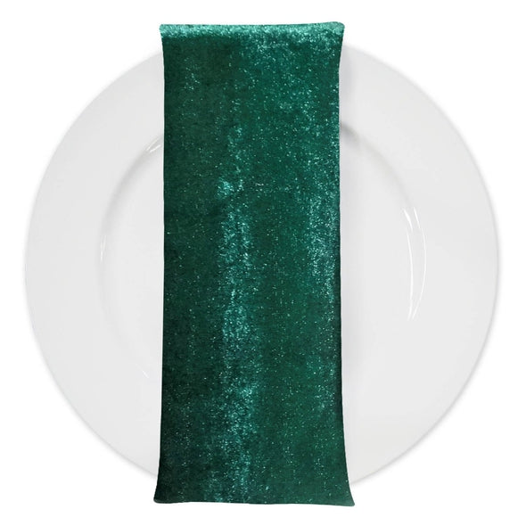 Emerald Green Scuba (Wrinkle-Free) Napkins Wholesale Non Iron Scuba  Polyester Napkin