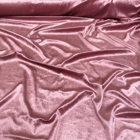 Lush Velvet Wholesale Fabric in Black