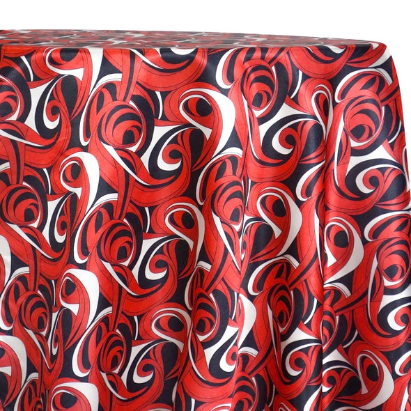 Abstract (Pucci) Wholesale Fabric in Reds