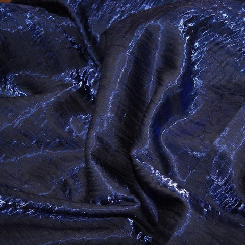 Crush Shimmer (Galaxy) Wholesale Fabric in Charcoal 7