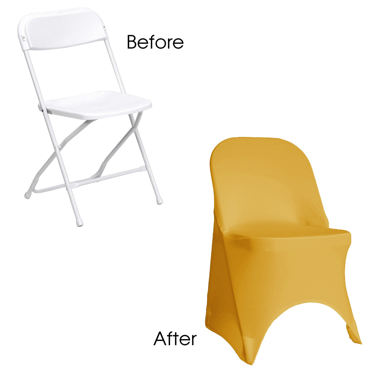 Plastic folding 2025 chair covers