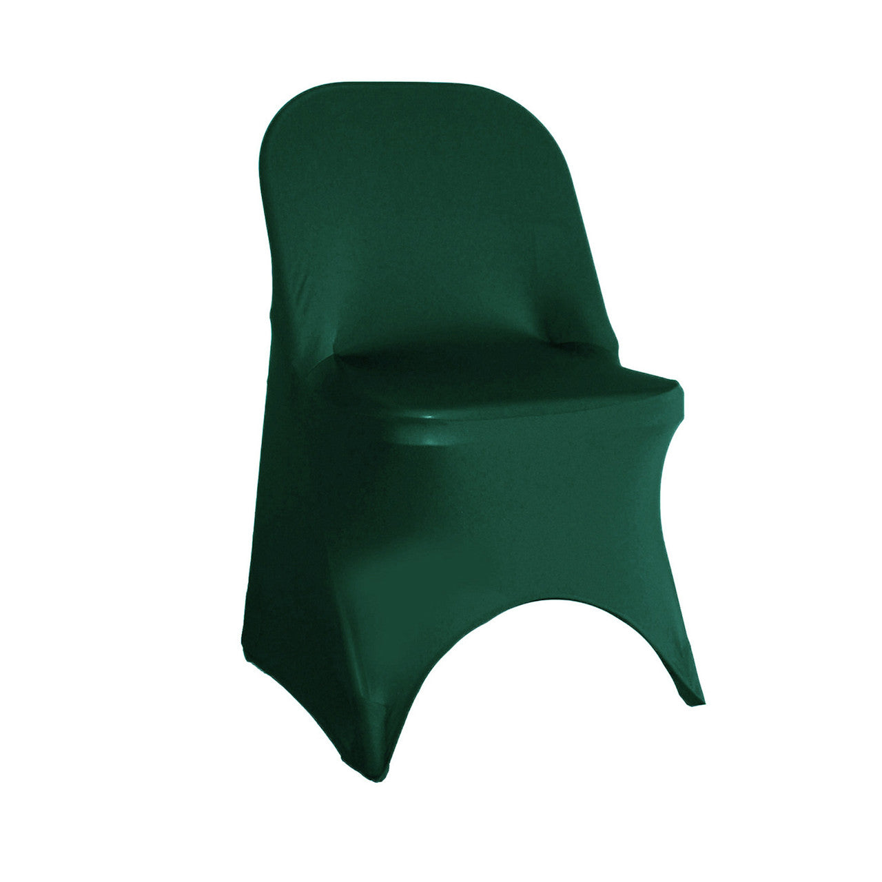 Spandex Folding Chair Cover in Hunter Green Urquid Linen